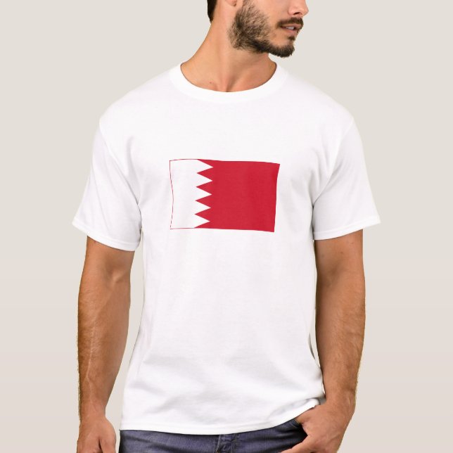 T-shirt Drapeau patriotique de Bahreïn (Devant)