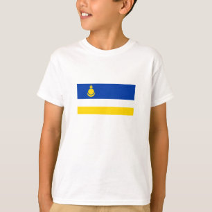 T-shirt Drapeau patriotique de Bouriatie