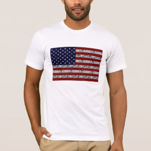 T-shirt Drapeau patriotique des Etats-Unis d'Américain de