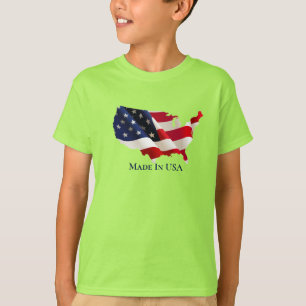 T-shirt Drapeau Patriotique Enfants