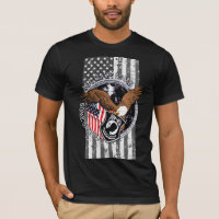 Drapeau patriotique Guerres militaires hommage T-s