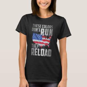T-shirt Drapeau Patriotique I Américain I USA Les Couleurs