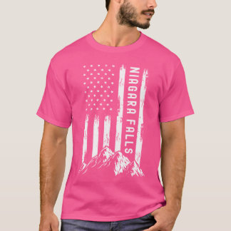 T-shirt Drapeau patriotique Randonnée Nature extérieure Mo