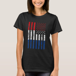 T-shirt Drapeau Pays-Bas Football Hollandais Fans