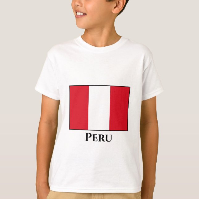T-shirt Drapeau péruvien (Devant)