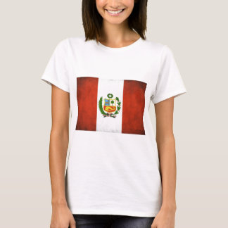 T-shirt Drapeau péruvien avec l'emblème