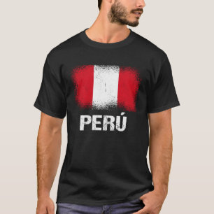 T-shirt Drapeau péruvien Pérou 1