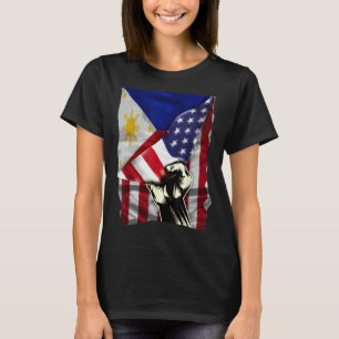 T-shirt Drapeau Philipp Philipp à mi-Filipino