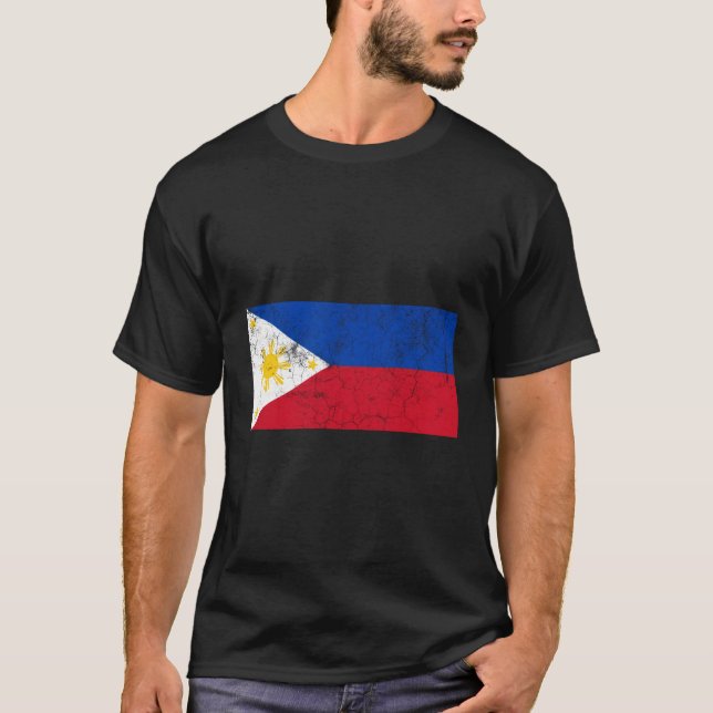T-shirt Drapeau philippin de nouveauté (Devant)