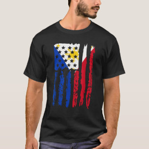 T-shirt Drapeau philippin Philippines Pinoy américain cult