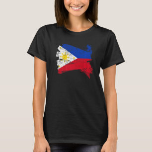 T-shirt Drapeau philippin Philippines Pinoy Pinay Manila F