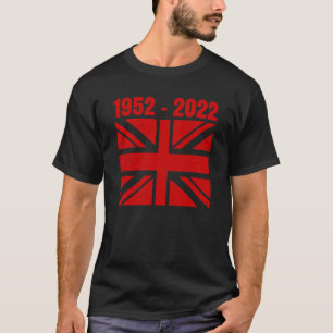 T-shirt Drapeau Platinum Jubilee British Queen Union Jack 