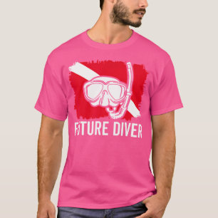 T-shirt Drapeau Plongée Futur Plongeurs Plongée