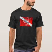 Drapeau Plongée Snorkel Dive Masque Plongée Plongé