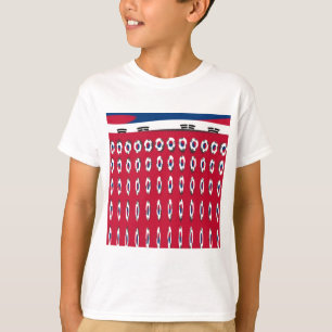 T-shirt Drapeau PolkaDot de Corée du Sud