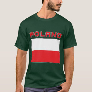 T-shirt Drapeau polonais avec la Pologne