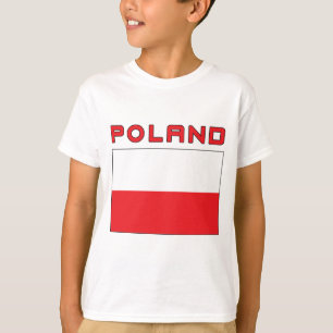 T-shirt Drapeau polonais avec la Pologne