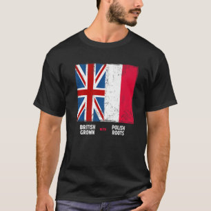 T-shirt Drapeau polonais & Drapeau Union Jack & Idées Pols