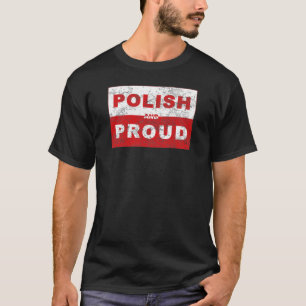 T-shirt Drapeau polonais et fier