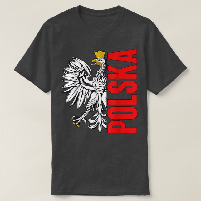 T-shirt Drapeau polonais Jersey Polska Football (Design devant)