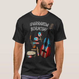 T-shirt Drapeau porto-ricain Parranda Boricua