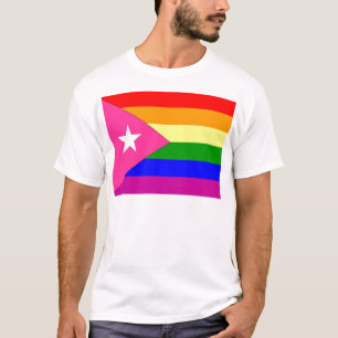 T-shirt Drapeau portoricain de gay pride