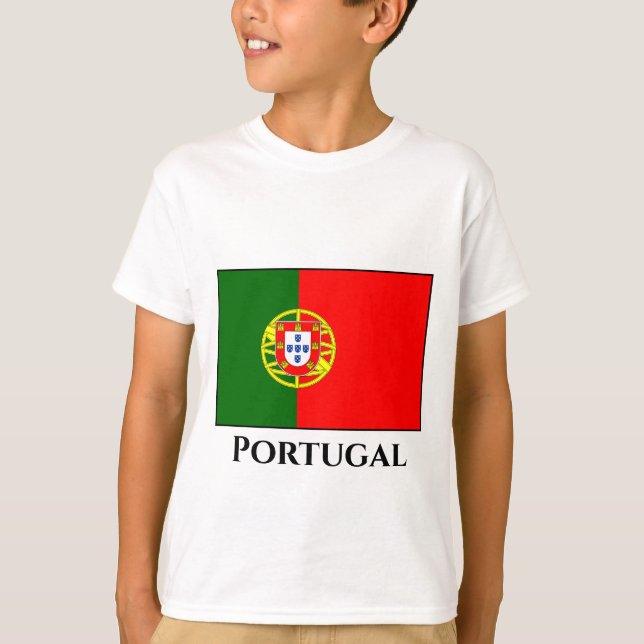 T-shirt Drapeau portugais (Devant)
