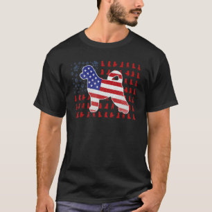 T-shirt Drapeau Portugais Américain 4 juillet Hommes