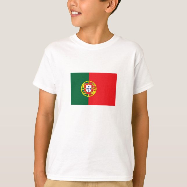 T-shirt Drapeau Portugal (Devant)