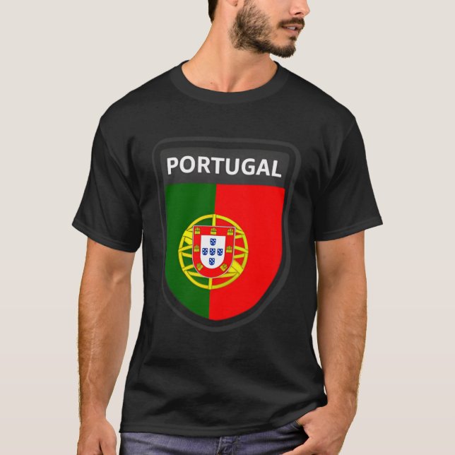 T-shirt Drapeau Portugal (Devant)