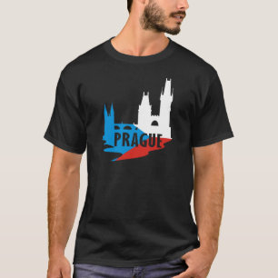 T-shirt Drapeau Prague