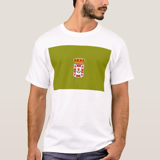 T-shirt Drapeau provincial de Grenade (Espagne) (Devant)