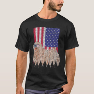 T-shirt Drapeau Puli Patriotic Dog USA Pride