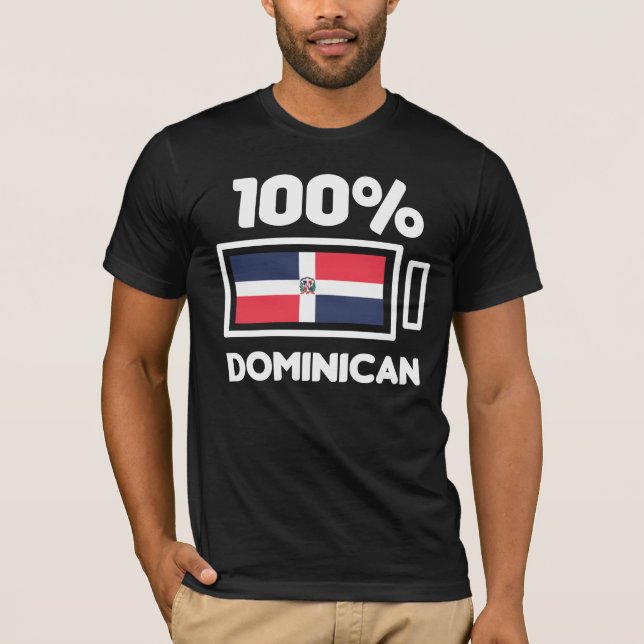 T-shirt Drapeau République Dominicaine Patrie (Devant)