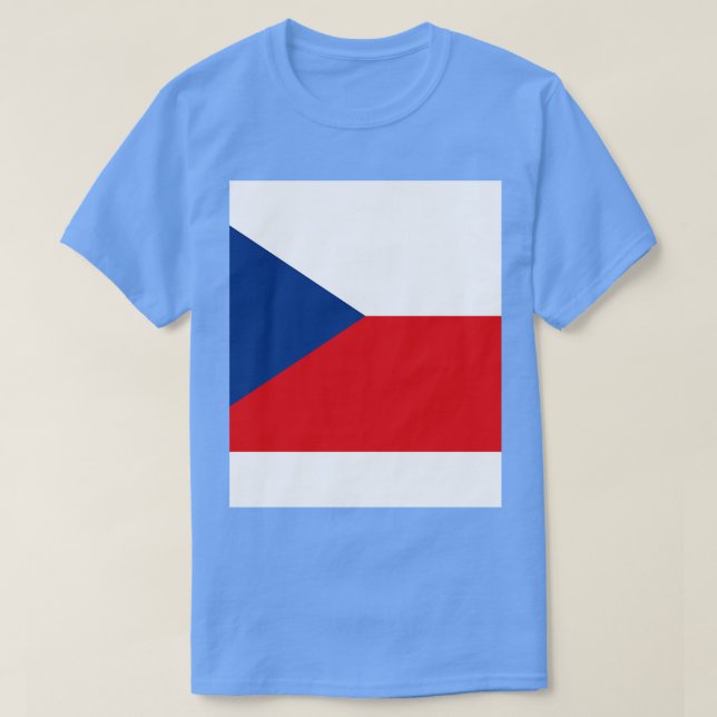 T-shirt Drapeau République tchèque (Design devant)