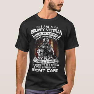 T-shirt Drapeau rétro US Vétérinaire Jour Dont Mess Avec M
