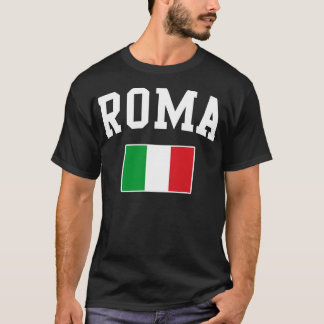 T-shirt Drapeau Roma Rome Italie Italia Italiano