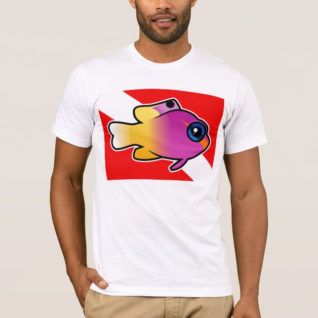 T-shirt Drapeau Royal Gramma Dive (Devant)