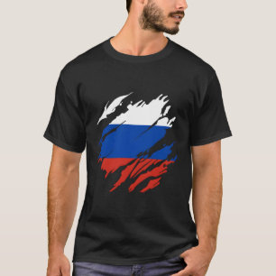 T-shirt Drapeau russe