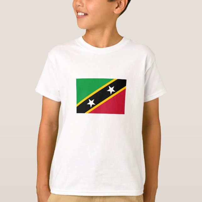T-shirt Drapeau Saint-Kitts-et-Nevis (Devant)