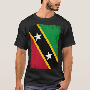 T-shirt Drapeau Saint-Kitts-et-Nevis
