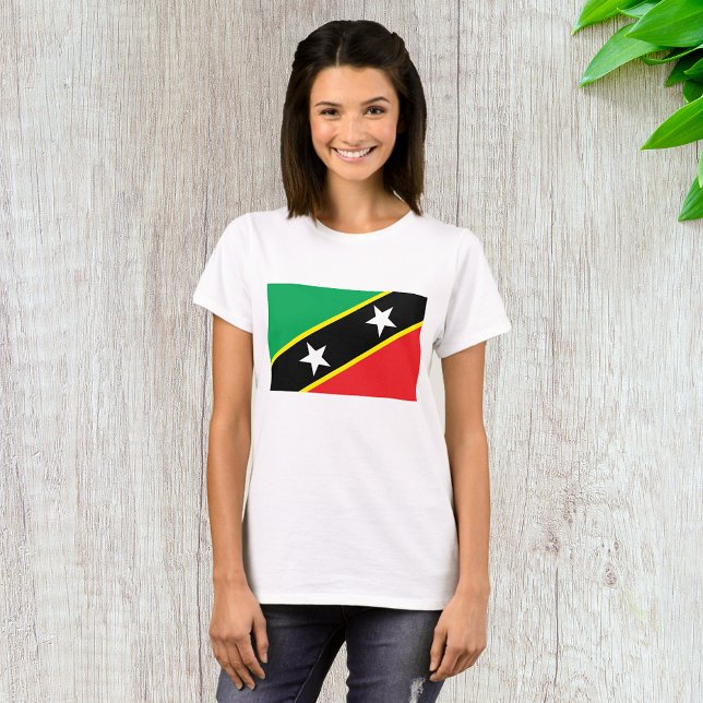T-shirt Drapeau Saint-Kitts-Et-Nevis (Créateur téléchargé)