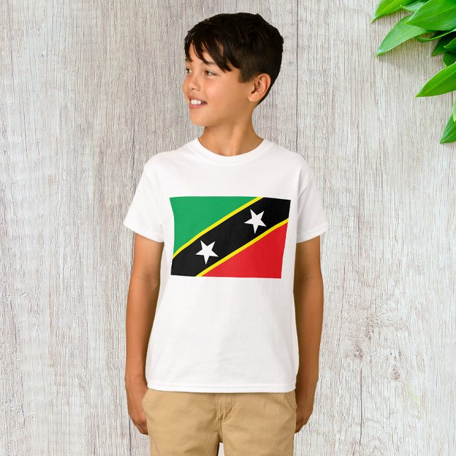 T-shirt Drapeau Saint-Kitts-Et-Nevis (Créateur téléchargé)