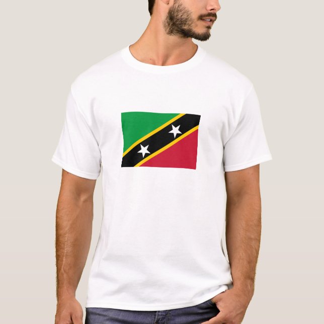 T-shirt Drapeau Saint-Kitts-et-Nevis (Devant)