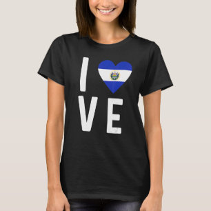 T-shirt Drapeau salvadorien ADN Salvador Salvadoreña Guana