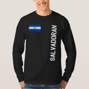 T-shirt Drapeau salvadorien et racines d'El Salvador