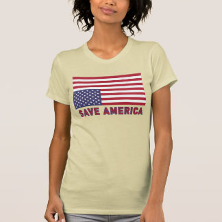 T-shirt Drapeau Sauver l'Amérique