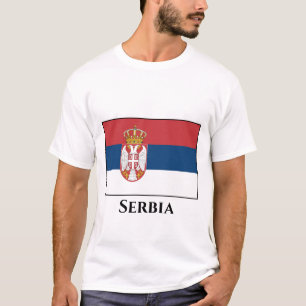 T-shirt Drapeau serbe