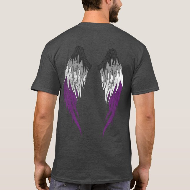 T-shirt Drapeau sexuel - Ange (Dos)