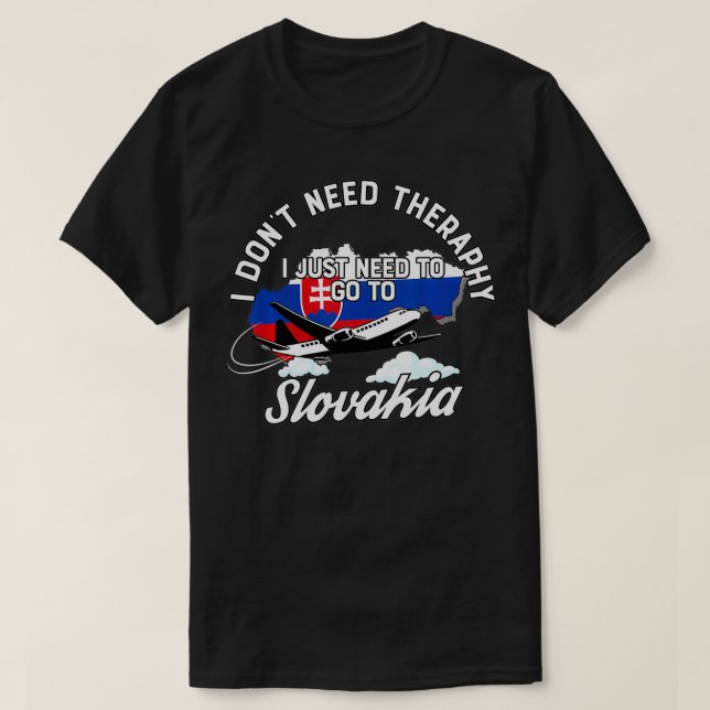 T-shirt Drapeau slovaque I Slovaquie Drapeau I Vacances Sl (Design devant)